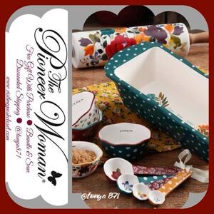 🦋 New Pioneer Woman Harvest 10-Piece Bakeware Set